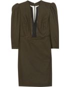 McQ by Alexander McQueen Zip Embellished Woolblend Dress - Lyst