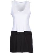 Neil Barrett Short Dress - Lyst