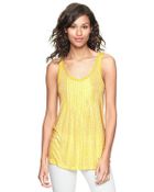Gap Fluid Pleated Dot Print Tank - Lyst