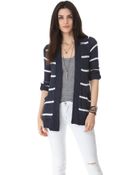 Splendid French Riviera Stripe Cardigan - Lyst