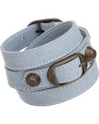 Balenciaga Arena Classic Double Tour Bracelet - Lyst