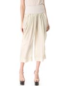 Donna Karan New York Full Leg Pants with Draped Pockets - Lyst
