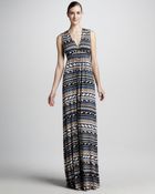 Rachel Pally Long Folkprint Caftan Dress - Lyst