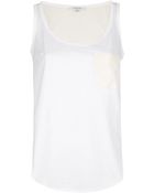 Carven Lace Back Tank Top - Lyst