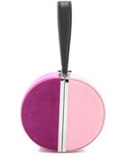 Diane von Furstenberg Circle Box Colorblock Clutch - Lyst