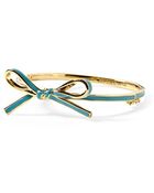 Kate Spade Skinny Mini Bow Bangle - Lyst