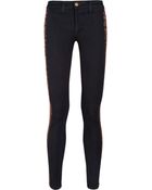 Rag & Bone Embroidered Midrise Skinny Jeans - Lyst