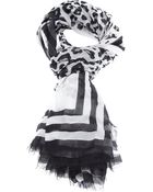 Marc Jacobs Leopard Print Scarf - Lyst