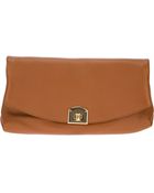 Sergio Rossi Envelope Clutch - Lyst