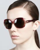 Kate Spade Carlene Rounded Polarized Sunglasses - Lyst