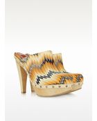 Missoni Zig Zag Stitch Mule - Lyst