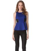 Pjk Patterson J. Kincaid Peplum Tank - Lyst
