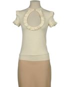 Francesco Scognamiglio Short Sleeve Sweaters - Lyst
