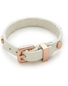 Marc By Marc Jacobs Turnlock Charm Leather Bracelet - Lyst