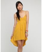 RVCA Cotton Dress - Lyst
