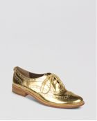 Sam Edelman Lace Up Oxford Flats Jerome Spectator - Lyst