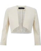Donna Karan New York Cold Dyed Stretch Cropped Jacket - Lyst