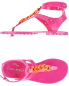 DSquared2 Flip Flops - Lyst