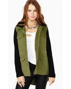 Nasty Gal Base Camp Army Jacket - Lyst