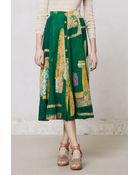 Anthropologie Strata Panel Midi Skirt - Lyst