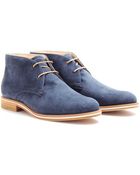 Tod's Tods No_code Suede Desert Boots - Lyst