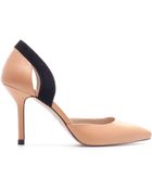 Zara Mid Height Heel Vamp Shoe - Lyst