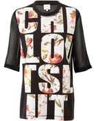 3.1 Phillip Lim Chill Out Cottonsilk Tshirt - Lyst