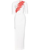Alessandra Rich Floorlength Gown with Lace - Lyst