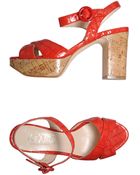Alexandra Platform Sandals - Lyst