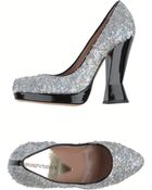 Emporio Armani Platform Pumps - Lyst