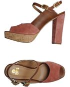 Enrico Fantini Platform Sandals - Lyst