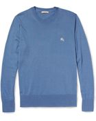 Burberry Brit Crew Neck Cotton Sweater - Lyst