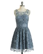 ModCloth When The Night Comes Dress in Smoke - Lyst