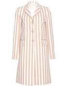 Marc Jacobs Striped Coat - Lyst