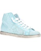 Frankie Morello Embellished Hi-top Trainer - Lyst
