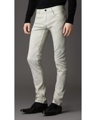Burberry Shoreditch Overdyed Skinny Fit Jeans - Lyst