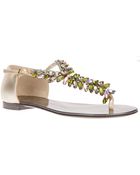 Giuseppe Zanotti Jewel Embellished Sandal - Lyst