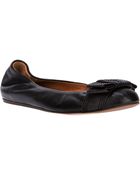 Lanvin Bow Ballet Flat - Lyst