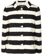 Dolce & Gabbana Striped Cotton-Blend Jacquard Jacket - Lyst