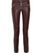 McQ by Alexander McQueen Skinny Leather Pants - Lyst