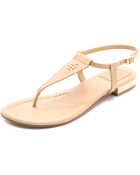 Tory Burch Britton Flat Thong Sandals - Lyst