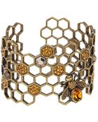 Alexander McQueen Honeycomb Bracelet - Lyst