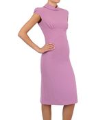 Bottega Veneta Japanese Crepe Dress - Lyst