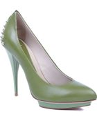McQ by Alexander McQueen Studded Leather Courts - Lyst