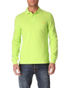 Ralph Lauren Slimfit Longsleeved Polo Shirt - Lyst