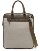Zara Combined Canvas Shopper - Lyst