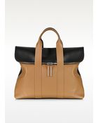 3.1 Phillip Lim 31 Hour Black Nude Leather Tote Bag - Lyst