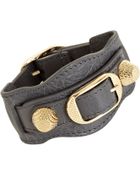 Balenciaga Arena Giant Gold Bracelet - Lyst
