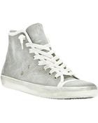 Leather Crown High Top Trainer - Lyst