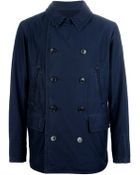 Ralph Lauren Blue Label Doublebreasted Peacoat - Lyst